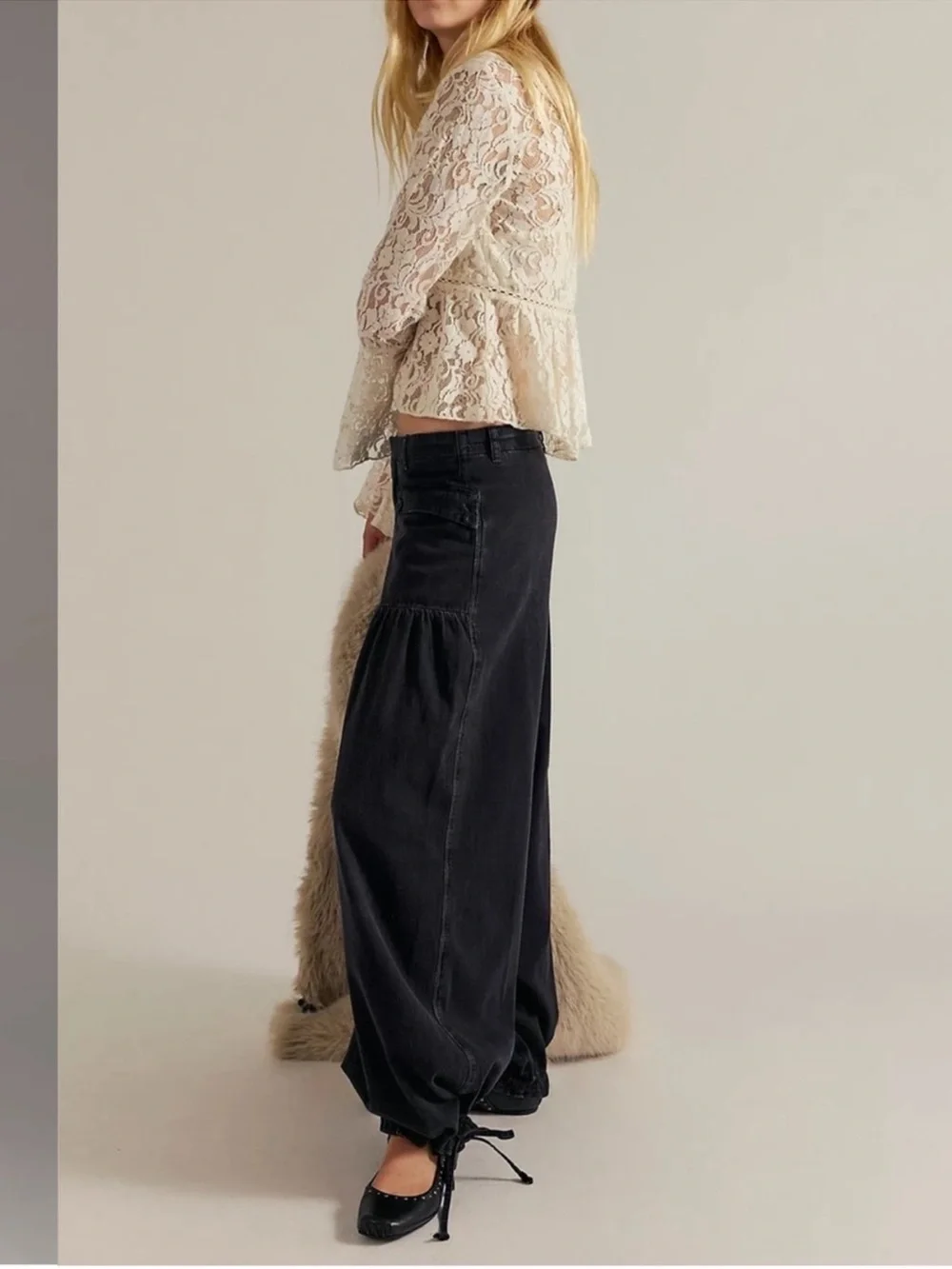 Free People Lotus Balloon Jeans #2587